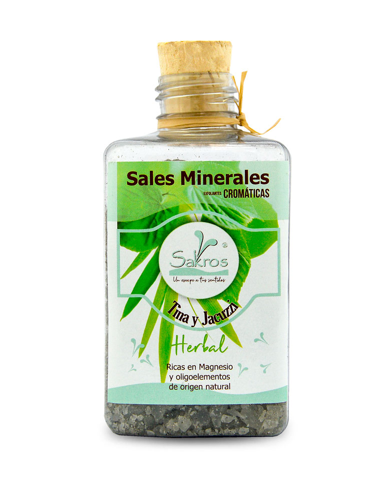 Sales minerales para tina y jacuzzi herbal